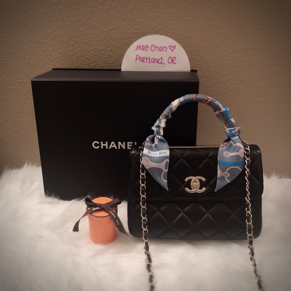 Chanel Trendy Cc with Hermès Twilly